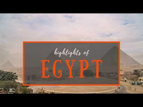 Traveling to Egypt? Watch this video to discover Egypt's highlights!