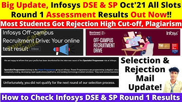 Big Update, Infosys DSE & SP Oct