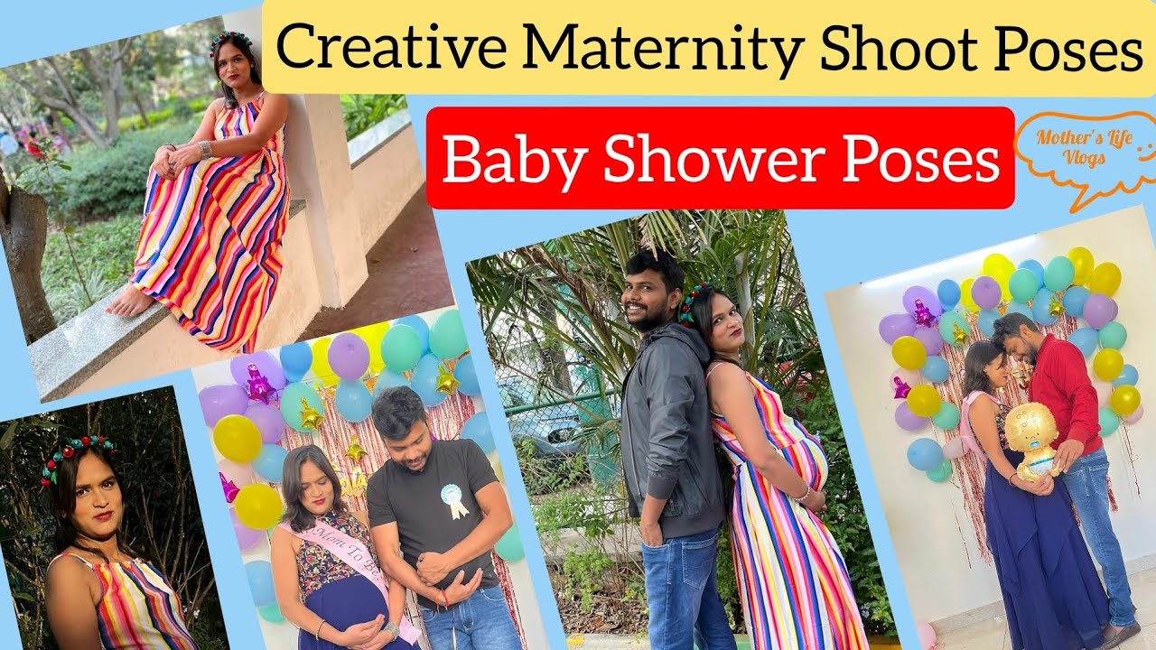 Creative Maternity/Baby Shower/ Pregnancy Shoot Ideas At Home/Outside 