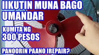 Iikutin muna bago umandar na electric fan.Paano irepair?Trending #jessrepairtv.