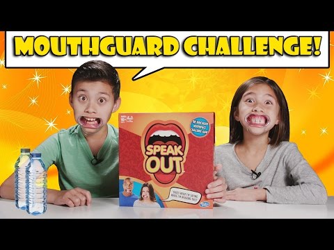 MOUTHGUARD CHALLENGE!!! Speak Out Game Time!