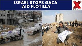 Israel blocks Gaza | Iran Naval Blockade |Israel stops Gaza aid flotilla| NewsX World