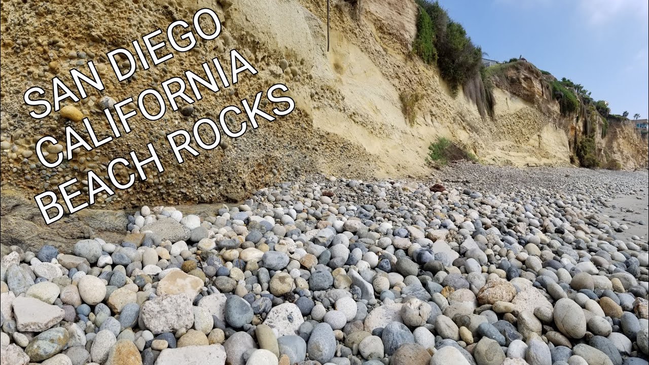 Neis Rocks California Beach Rocks from San Diego / A Link to Another Video on Tourmaline ...