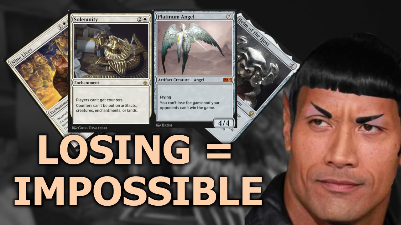 Because You Can Not Win Solemnity Platinum Nine Lives Helm Historic Mtg Arena Youtube