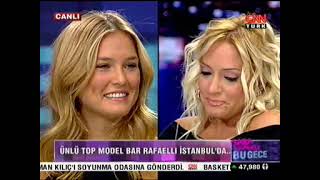 Bar Refaeli | Saba Tümer'le Her Gece - Bütün Program | CNN Türk ( 2009 )