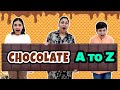 CHOCOLATE A2Z | Family Comedy Eating Challenge | Guess the Chocolates | Aayu and Pihu Show