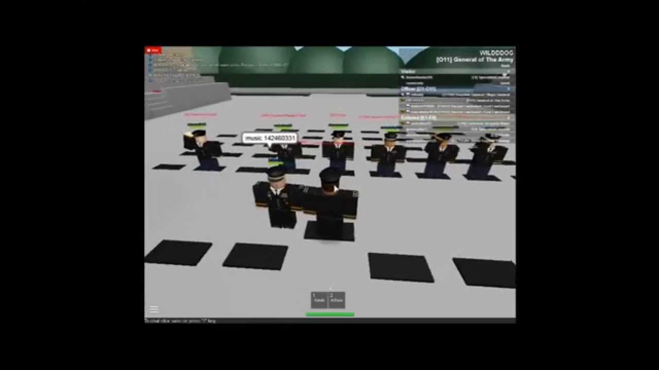 Roblox U S Army Promotion Ceremony For Brigadier General By Wildddog - rmp beret roblox