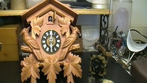 Cuckoo Clock Regula 25 Movement Replacement Short Preview