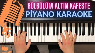 Bülbülüm Altın Kafeste - Piyano Karaoke | Piyano Cover Resimi