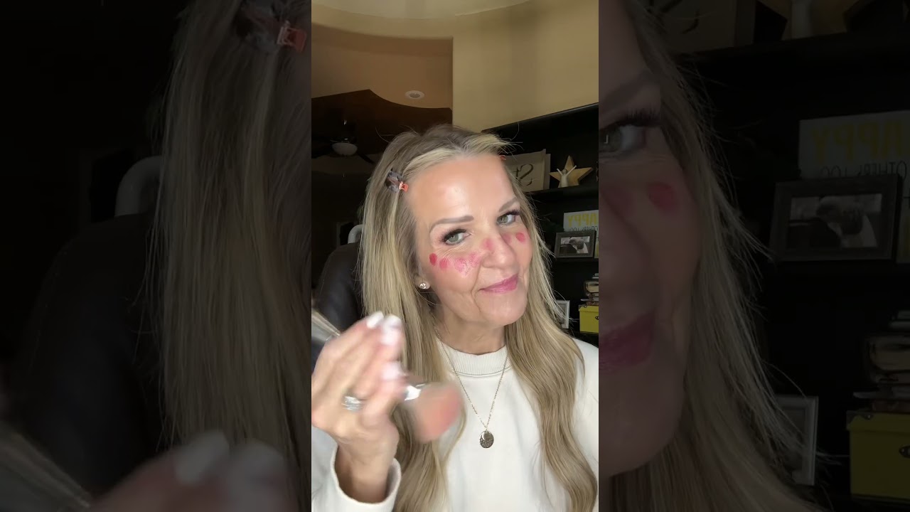 Cold girl makeup look using Ever Red lip/cheek!  