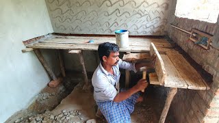 Kitchen Slab Reinforcement_FirstFloor Countertop Installation with Perfect on Centring Board