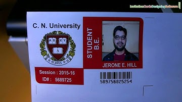 Easy to create attractive ID cards using DRPU ID card design software