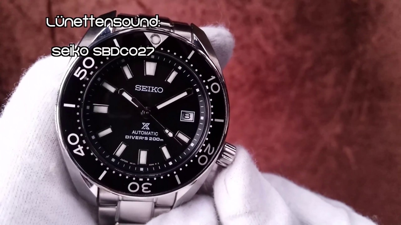 Seiko SBDC027: Lünettensound (4K Ultra HD) - YouTube