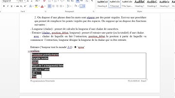 Algorithmes : Les procédures et fonctions (Vidéo 8)