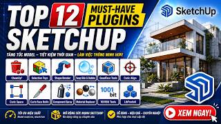 🔥 Top 12 Free SketchUp Plugins for 2024 | Every Designer Must Know