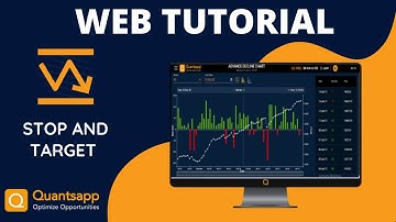 Stop & Target Web App Demo || Quantsapp Web Tutorial (English) || Quantsapp #Options Tool