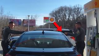 Cops Turn Gas Station Into a Battlefield
