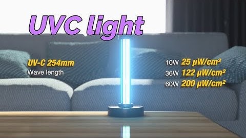 UVC Light - Sanitizer lamp, UV Disinfection Lamp with Remote Control