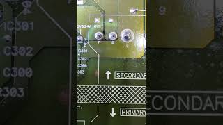 TOSHIBA REGZA 40A1 電源基板故障箇所