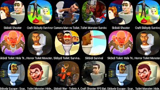 Skibydy Escape Scary Horror,Skibidi Shooter,Craft Skibydy,Toilet Monster Survival,Craft Shooter FPS screenshot 3