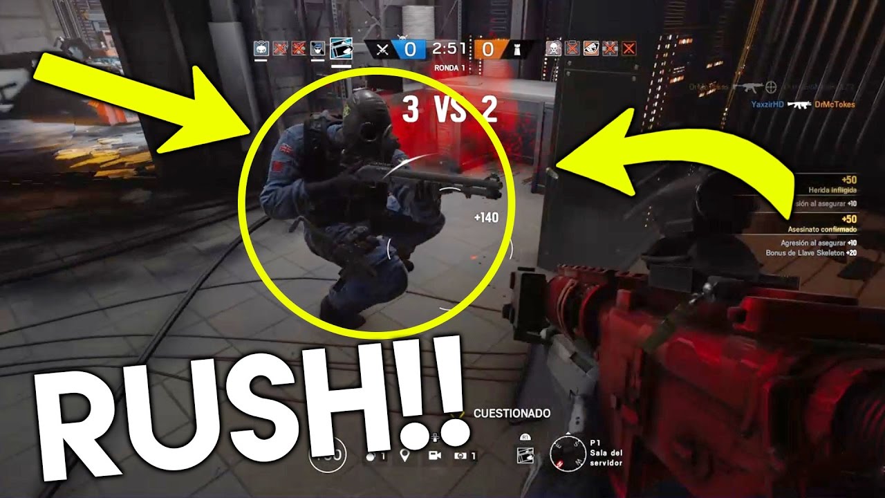 RUSH (Guía, Trucos y Consejos) COMO HACER RUSH - Rainbow six siege rainbow six siege pro league