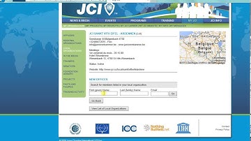 JCI Tutorial - How to set the next year