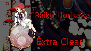 Raiko Horikawa Extra Stage | Touhou 14: Double Dealing Character (Sakuya A)