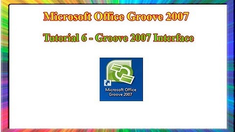Microsoft Groove 2007 - how to use interface in groove 2007