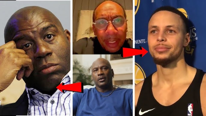 Michael Jordan CHECKS Stephen A Smith For Saying Stephen Curry Better Than Magic Johnson - YouTube