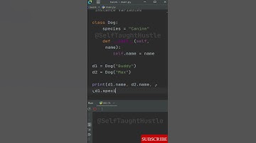 Class Variables vs  Instance Variables in Python #coding #code #programming