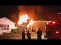 Firefighters Battle Early Morning Residential Fire