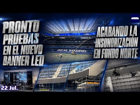 22 Jul. PRONTO PRUEBAS DEL NUEVO BANNER LED. ESTÁ PRÁCTICAMENTE ACABADO. FONDO NORTE INSONORIZADO 