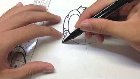 ドナルドダックの書き方
