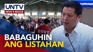 Listahan ng mga mahihirap na pamilyang Pilipino, babaguhin na ng DSWD