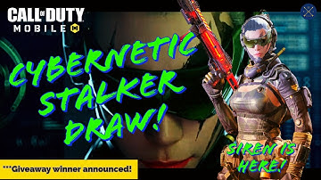 Call of Duty Mobile (CODM) | Cybernetic Stalker Draw - NEW CHARACTER SIREN!