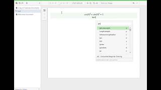 Mathcha demo at Google Chrome