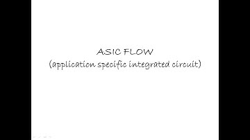 DFT IN ASIC FLOW