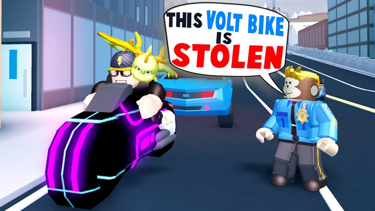 Getting Pulled Over In Jailbreak Stolen Volt Bike Roblox Youtube If You Catch My Volt Bike Take My Money Roblox Jailbreak If You Catch My Volt Bike Take My Money Roblox Jailbreak Getting Pulled Over In Jailbreak Stolen Volt Bike Roblox Youtube