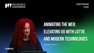 Celebrity Carmen Ansio - Animating the Web: Elevating UX with Lottie and modern technologies Profile