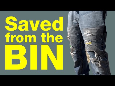 INSANE jeans repair: Why I destroyed my favourite jeans to fix