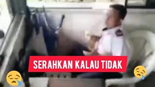 Virall Petugas Keamanan Dibegal Saat Sarapan