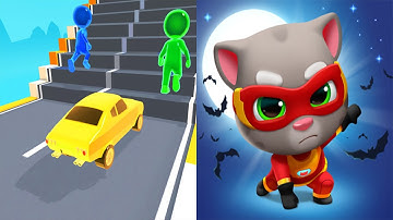 Shape shifting VS Talking Tom Hero Dash All Levels Gameplay Android, ios (Part 6)