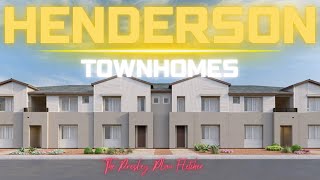Townhomes In Henderson With Backyard | The Presley Plan Fletcher | Lennar Homes Las Vegas
