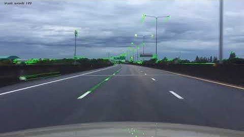 Lane detection and object detection with OpenCV & TensorFlow