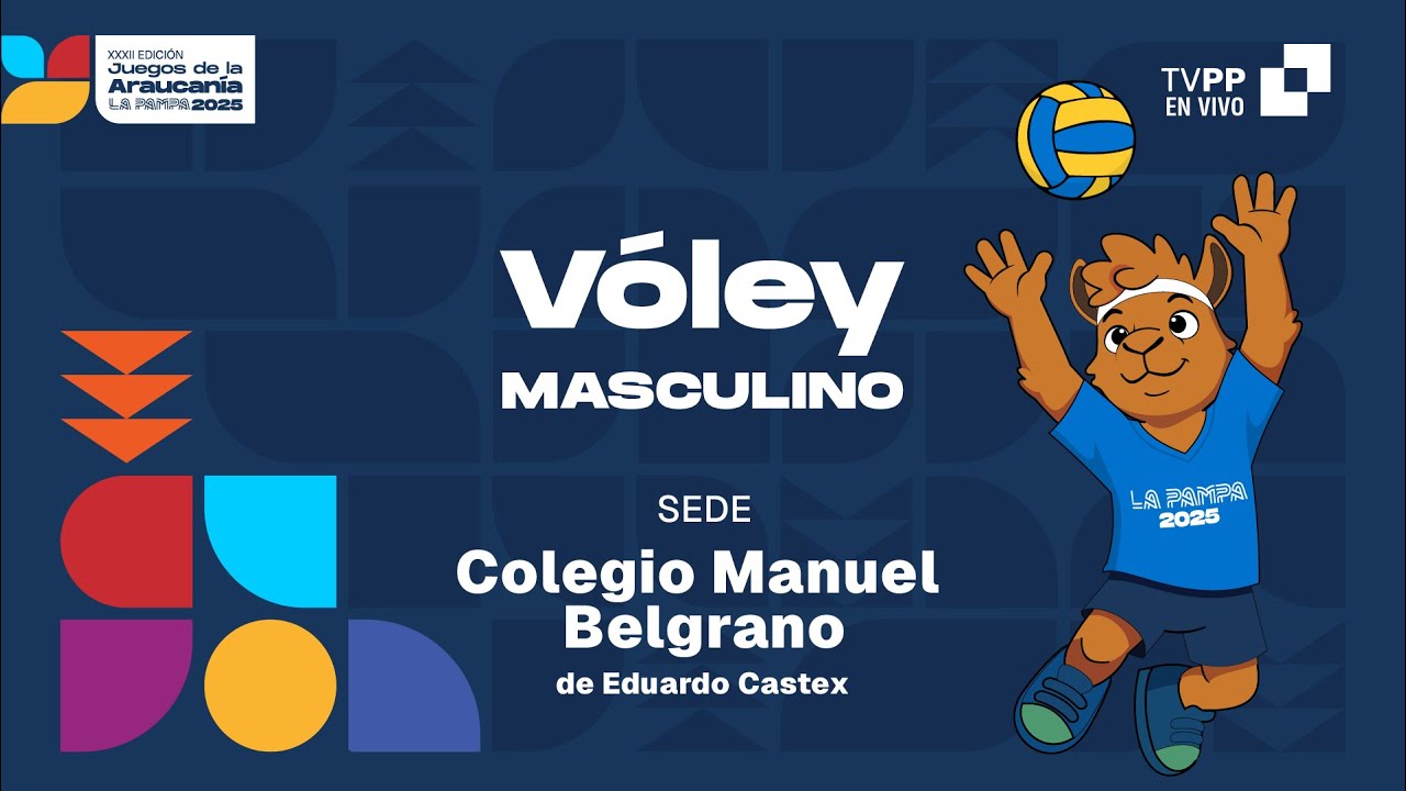 🏐Vóley Masculino - Chubut 🆚 Tierra del Fuego | Colegio Manuel Belgrano | Juegos de la Araucanía 2025