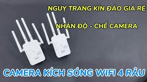 MẪU MỚI camera nguỵ trang kích sóng wifi 4 râu quay hình ảnh full4k, camera giấu kín giá rẻ tốt nhất