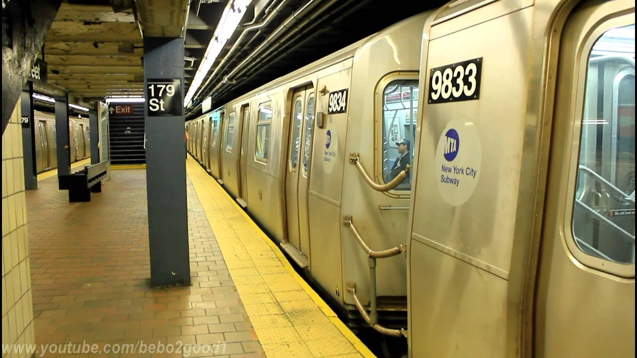 IND Subway: R160 (F) train ends and begins at 179th Street / Hillside