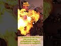 Fire Physics Experiment: Do Not Try This at Home!