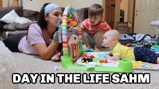 DAY IN THE LIFE STAY AT HOME MOM OF 2 | Felicia Keathley