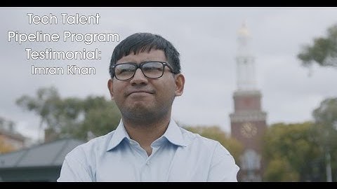 Tech Talent Pipeline Program Testimonial: Imran Khan